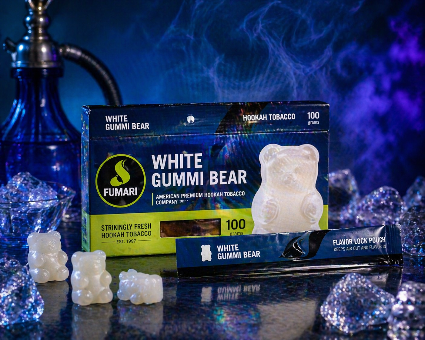 Fumari White Gummi Bear Hookah Flavour – 100g