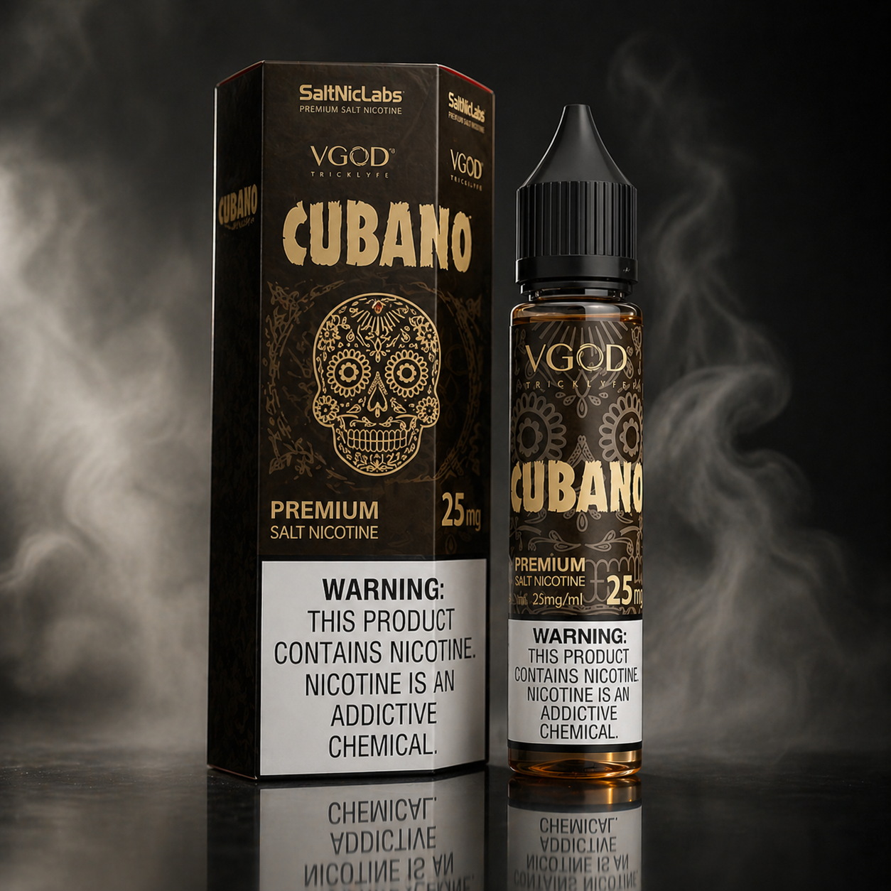 VGOD Salt Nic Cubano – 30ml Vape Flavour (Tobacco Cream)