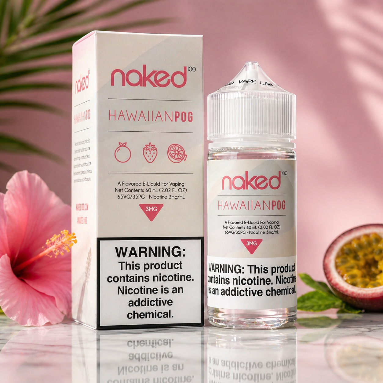 Naked 100 Hawaiian POG – 60ml Vape Flavour (Passion Orange Guava)