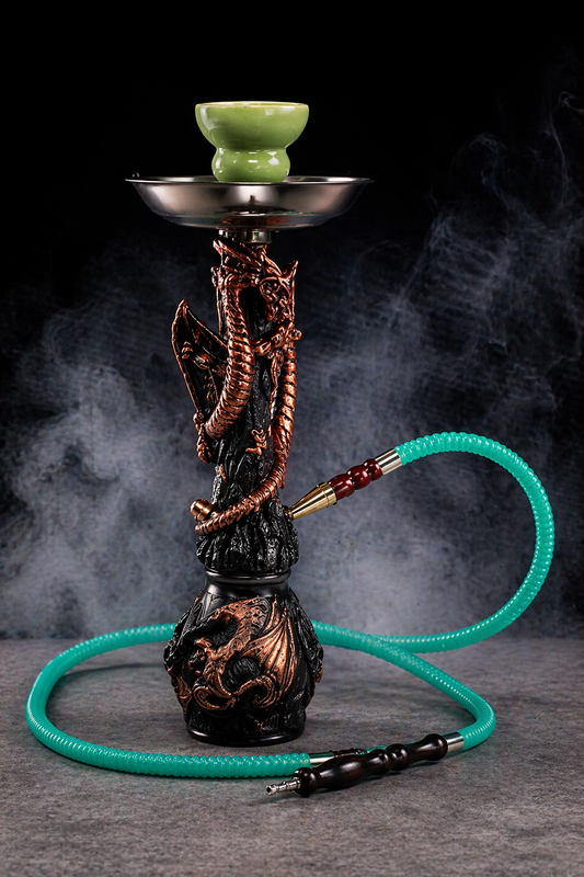 Khalil Mamoon Black Blade Hookah – Premium Egyptian Hookah