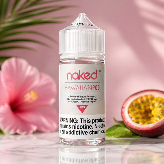 Naked 100 Hawaiian POG – 60ml Vape Flavour (Passion Orange Guava)