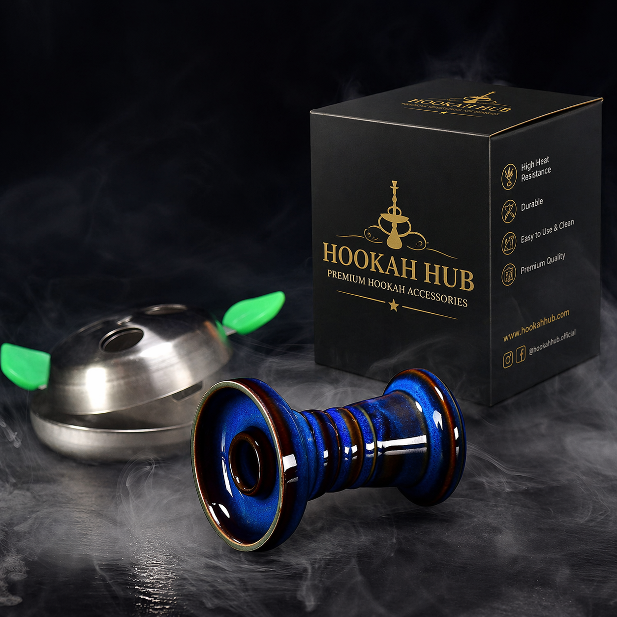 Premium Clay Phunnel Hookah Bowl – Medium Size